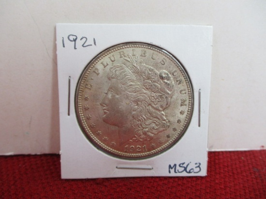 1921 Morgan Silver Dollar Coin