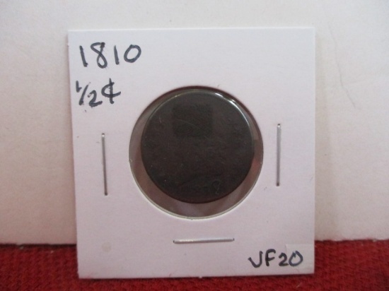 1810 Classic Head Half Cent Coin