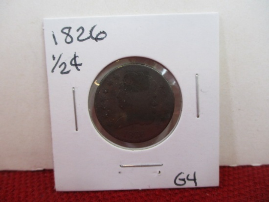 1826 Classic Head Half Cent Coin