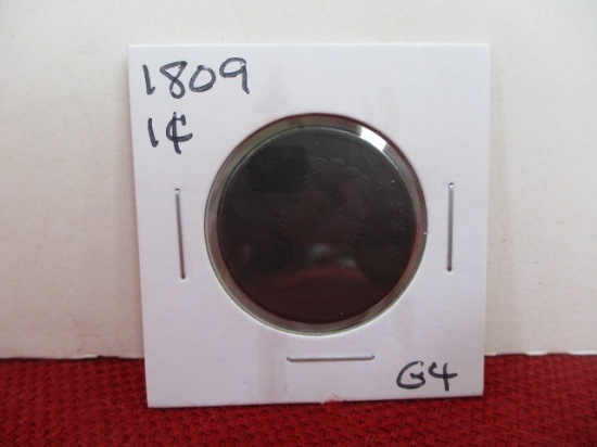 1809 Liberty Large One Cent Coin