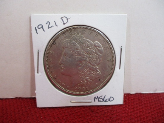 1921-D Morgan Silver Dollar Coin