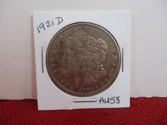 1921-D Morgan Silver Dollar Coin