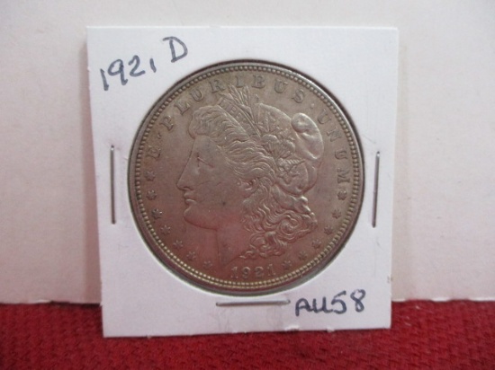 1921-D Morgan Silver Dollar Coin