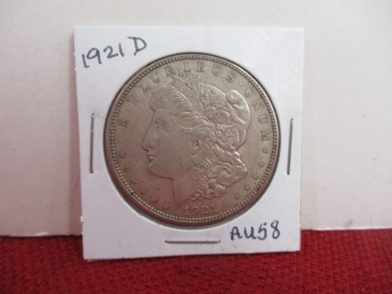 1921-D Morgan Silver Dollar Coin