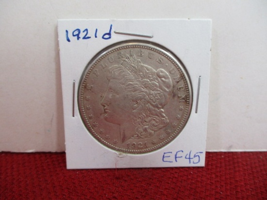 1921-D Morgan Silver Dollar Coin