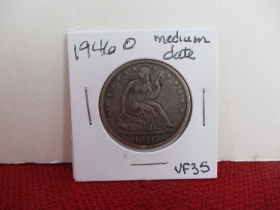1946-O Medium Date Seated Silver Half Dollar Coin