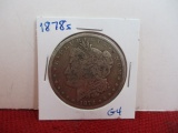 1878-S Morgan Silver Dollar Coin-C