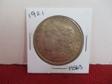 1921 Morgan Silver Dollar Coin