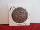 1882 Morgan Silver Dollar Coin-A