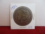 1882 Morgan Silver Dollar Coin-B