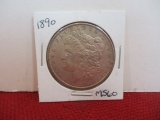 1890 Morgan Silver Dollar Coin-A