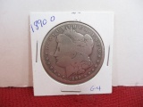1890-O Morgan Silver Dollar Coin-D