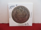 1890-O Morgan Silver Dollar Coin-H