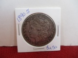 1890-S Morgan Silver Dollar Coin-A
