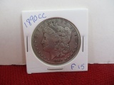 1890-CC Morgan Silver Dollar Coin