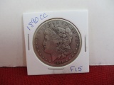 1890-CC Morgan Silver Dollar Coin
