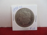 1890-CC Morgan Silver Dollar Coin