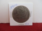 1890-CC Morgan Silver Dollar Coin