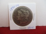 1890-CC Morgan Silver Dollar Coin