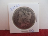 1890-CC Morgan Silver Dollar Coin