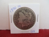 1890-CC Morgan Silver Dollar Coin