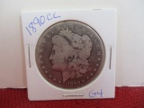 1890-CC Morgan Silver Dollar Coin