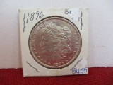 1896 Morgan Silver Dollar Coin-A