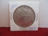 1896 Morgan Silver Dollar Coin-F
