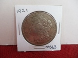 1921 Morgan Silver Dollar Coin