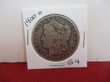 1900-O Morgan Silver Dollar Coin-H