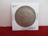 1921 Morgan Silver Dollar Coin