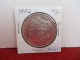 1902 Morgan Silver Dollar Coin-A