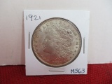 1921 Morgan Silver Dollar Coin
