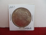 1921 Morgan Silver Dollar Coin