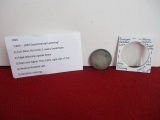 1820 Silver Capped Bust Half Dollar Coin-A