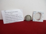 1824 Silver Capped Bust Half Dollar Coin