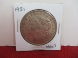 1921 Morgan Silver Dollar Coin