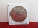 1921 Morgan Silver Dollar Coin