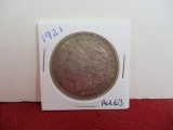 1921 Morgan Silver Dollar Coin