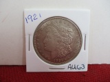 1921 Morgan Silver Dollar Coin