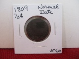 1809 Normal Date Classic Head Half Cent Coin