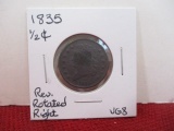 1835 Classic Head Half Cent Coin