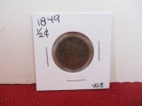 1849 Classic Head Half Cent Coin