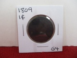 1809 Liberty Large One Cent Coin