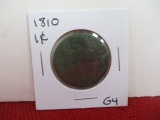 1810 Classic Head Large One Cent Coin
