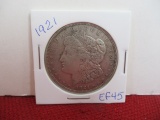 1921 Morgan Silver Dollar Coin