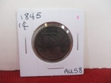 *1845 Classic Head Large One Cent Coin