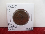 1850 Classic Head Large One Cent Coin
