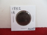 1852  Classic Head Large One Cent Coin