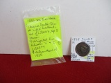 1835 Small 8 and Stars Classic Head Large One Cent Coin